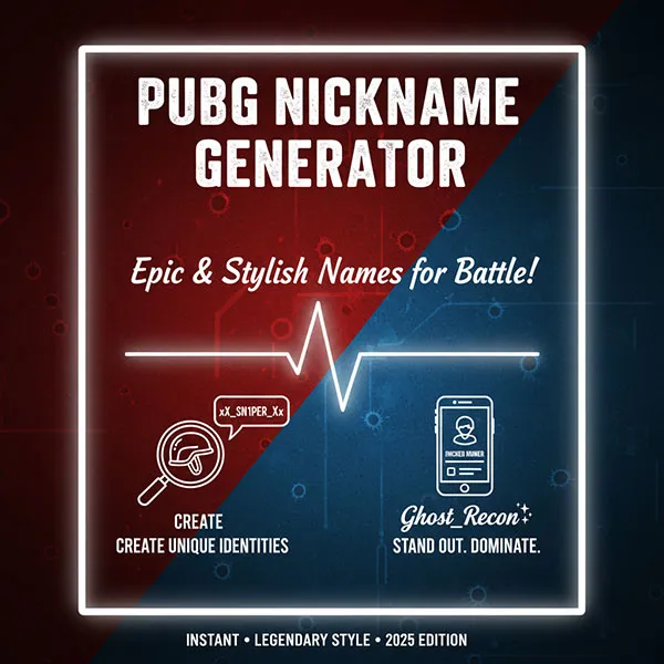 PUBG Nickname Generator