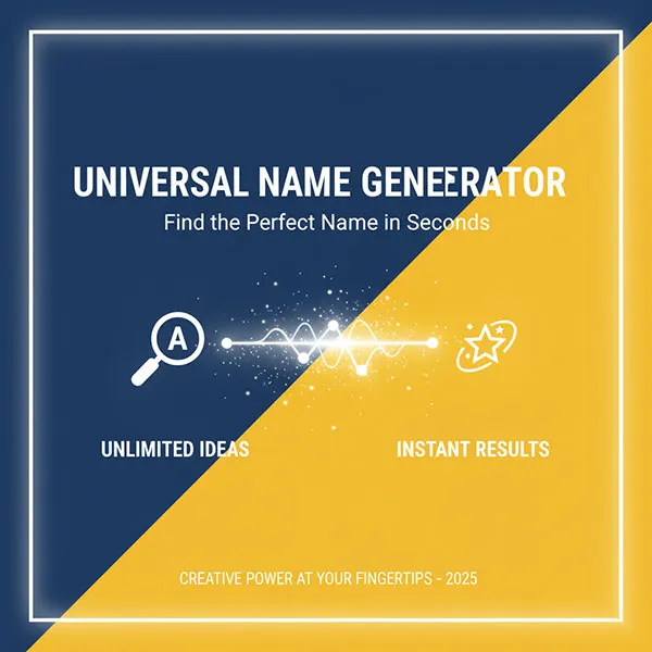 Universal Name Generator — Find the Perfect Name in Seconds