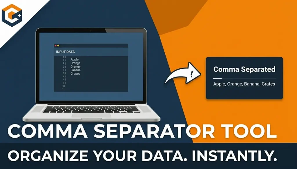 Comma Separator Tool – Remove Commas Online Instantly