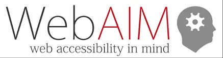 webaim logo image