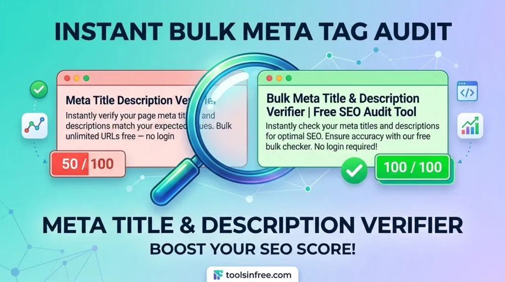 Meta Title & Description Verifier – Free Online SEO Tool